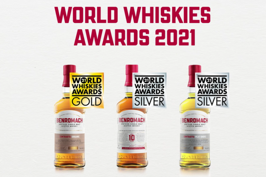 news: Benromach is Awarded Gold in the World Whiskies Awards