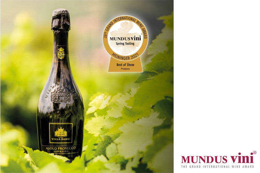 news:Best of Show Prosecco and Gold Medal award at Mundus Vini for Villa Sandi