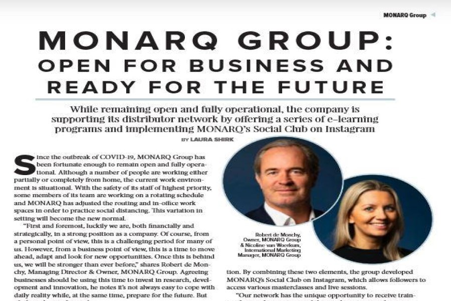 news:MONARQ Group Open for business and ready for the future