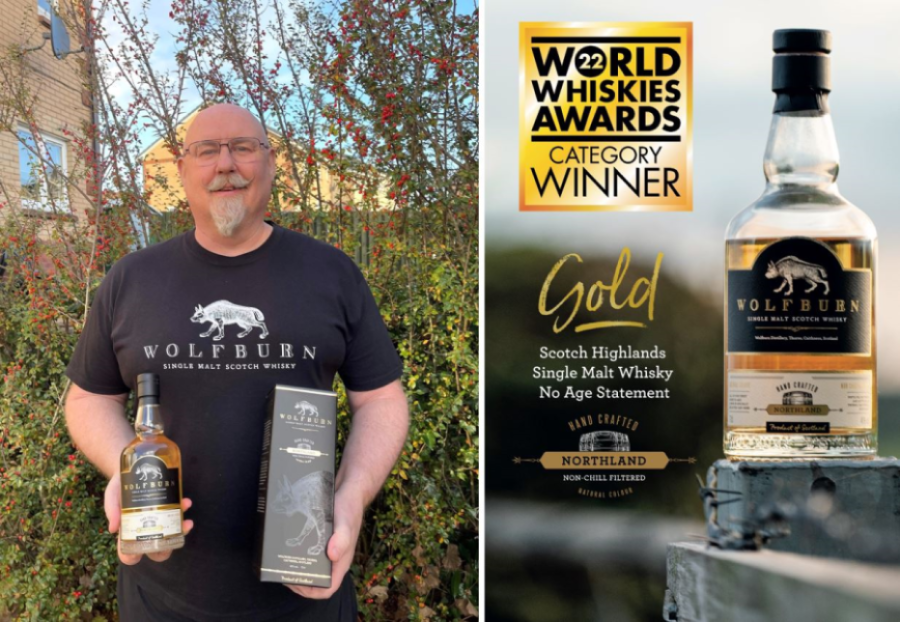 news:Wolfburn Scores a Hattrick at the World Whisky Awards 